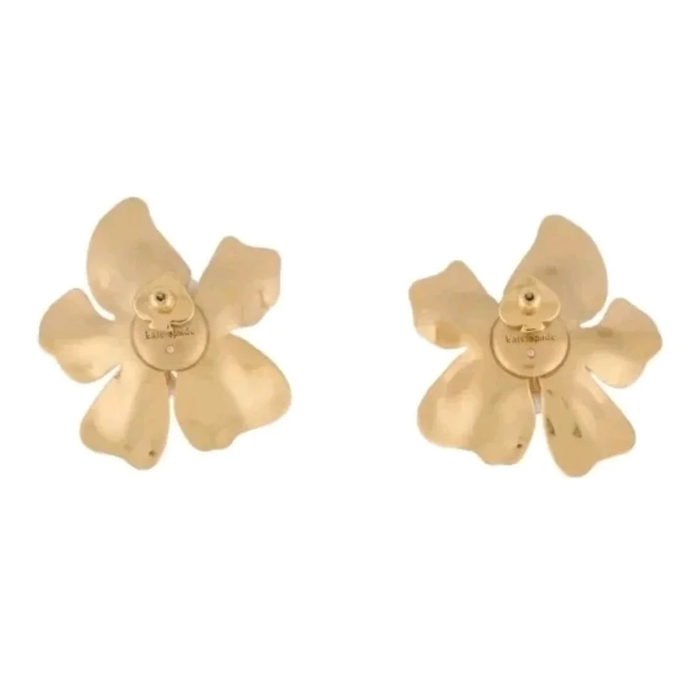 🤍▪️Kate Spade ▪️Elegant White Floral Pearl Earrings